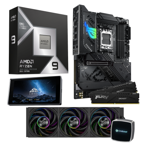 CCL 9950X3D2 Cryo Performance & RAM Gaming Motherboard Bundle